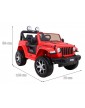Jeep Wrangler Rubicon 4x4 raudonas